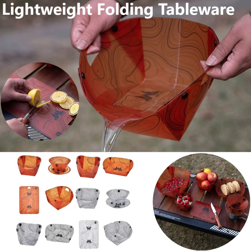 Foldable Camping Tableware Por - Camping Cooking Unit reseña y precio