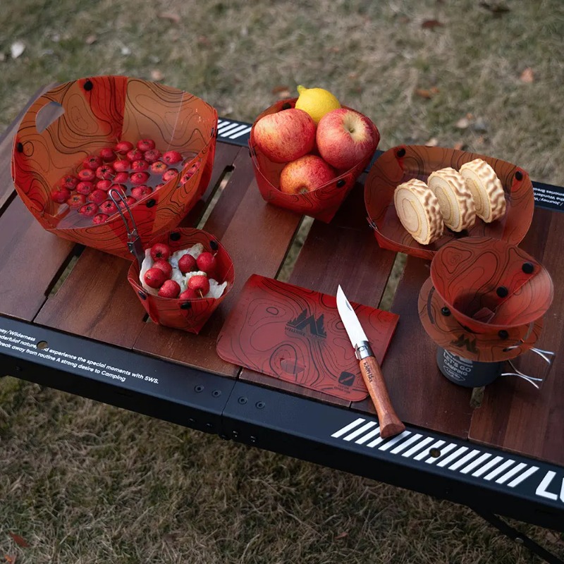 Foldable Camping Tableware Por - Camping Cooking Unit reseña y precio