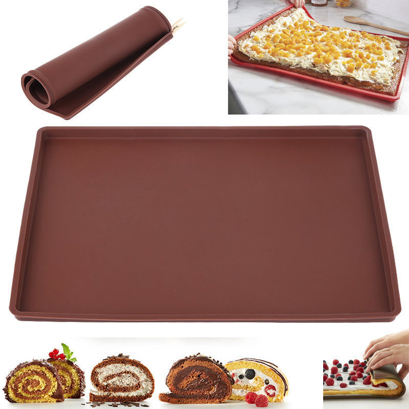Silicone Baking Mat Cake Roll  - Camping Cooking Mat reseña y precio